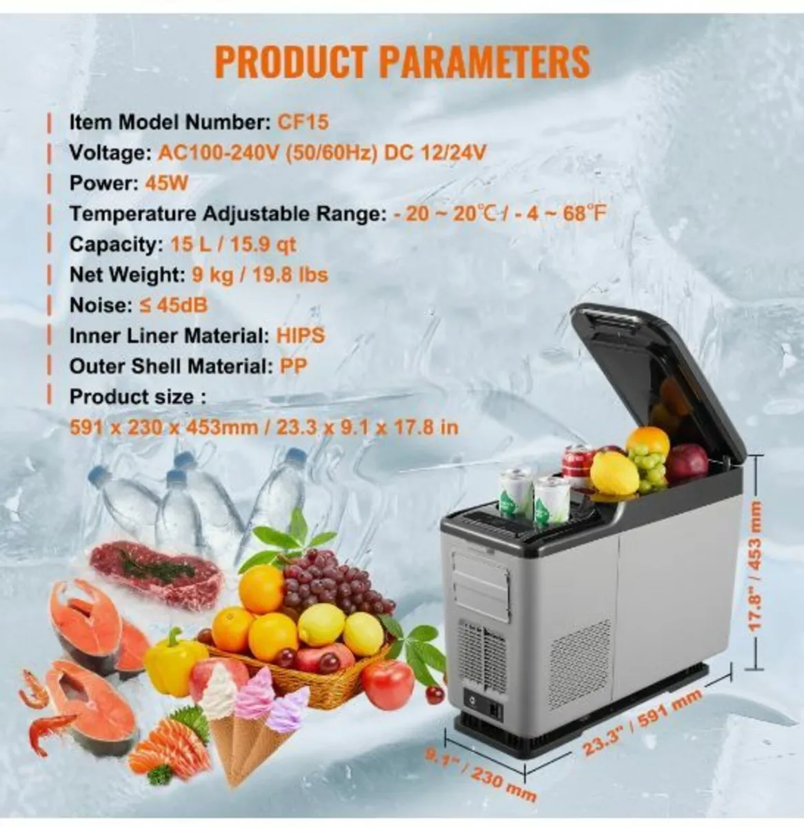 Portable Car Refrigerator Freezer - Image 2