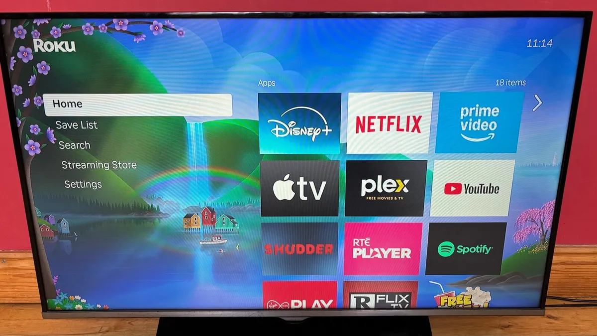 40” Samsung TV with Roku Express Smart Streamer - Image 1