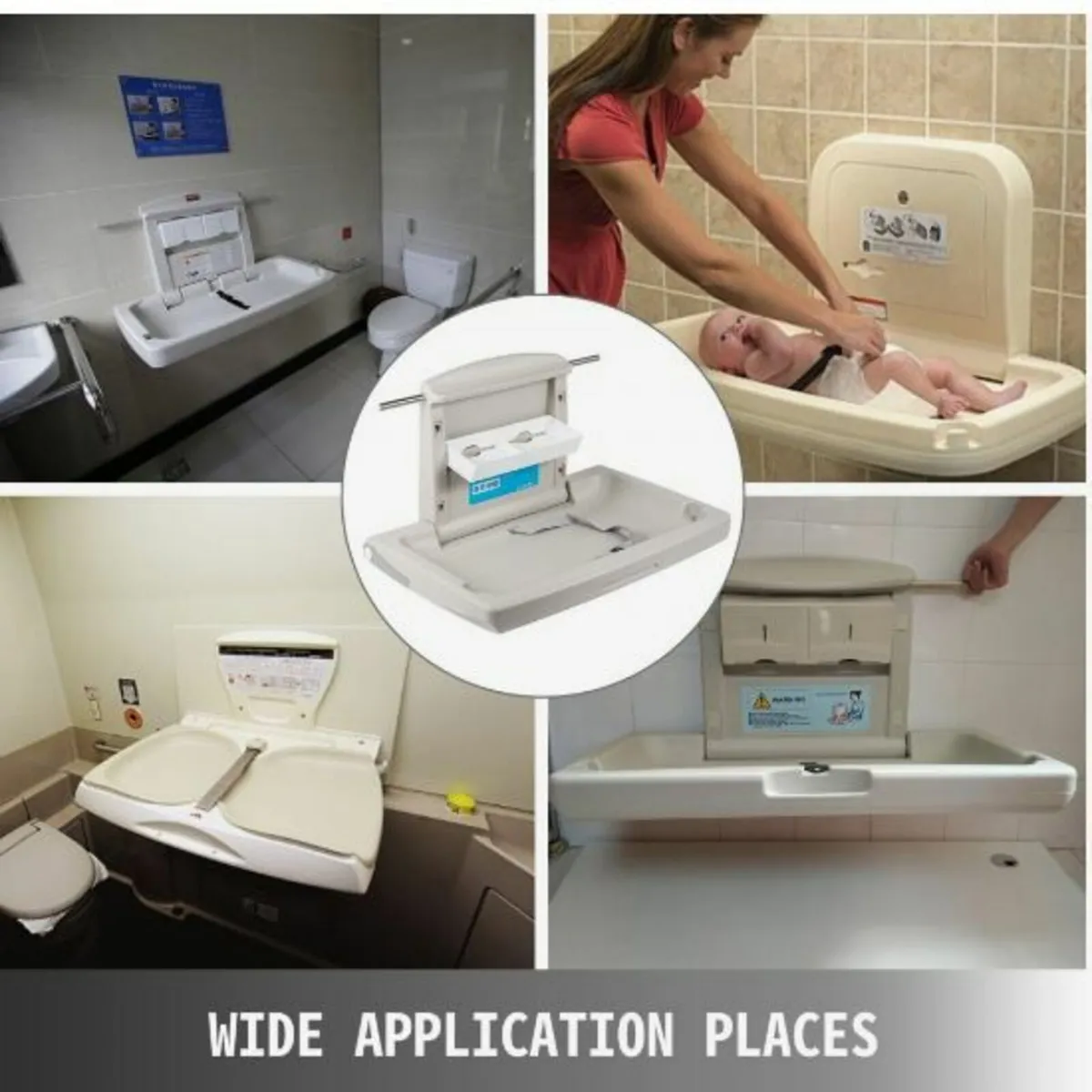 Horizontal Baby Changing Table Wall-mounted - Image 4