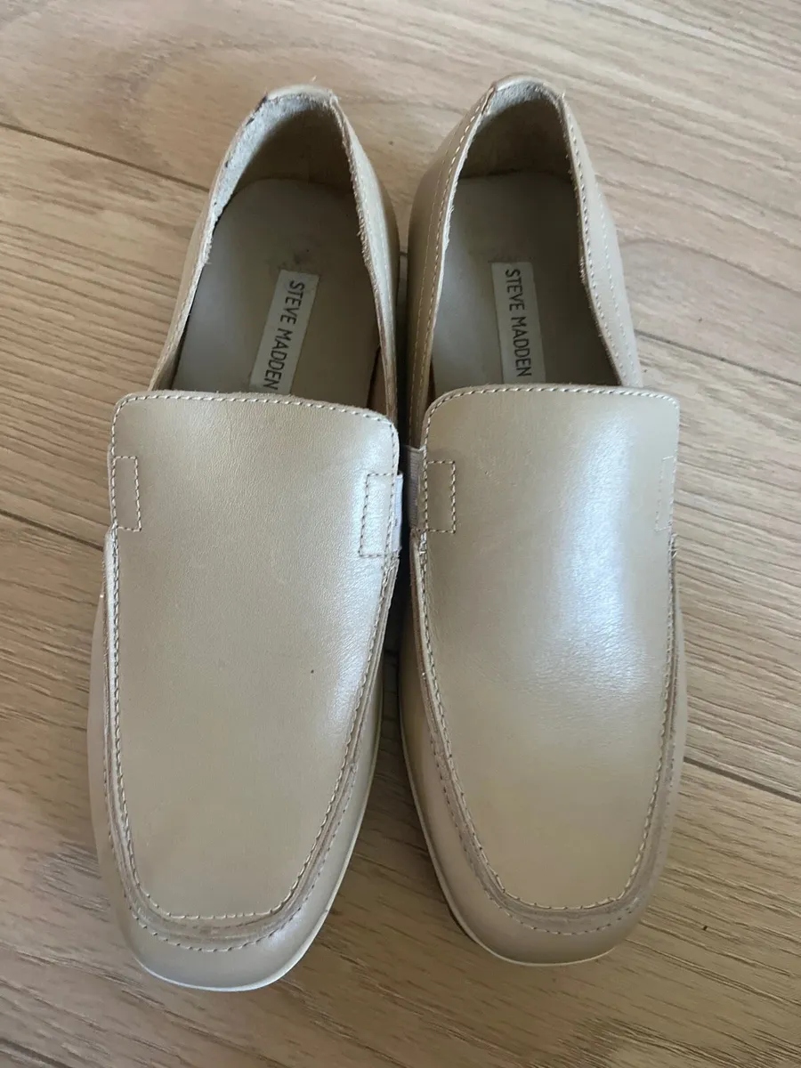 Tan Steve madden loafers - Image 1