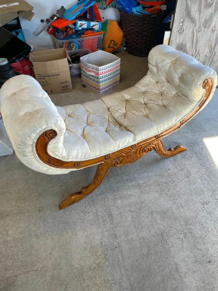 Upholstered Bed End Bench - Image 1