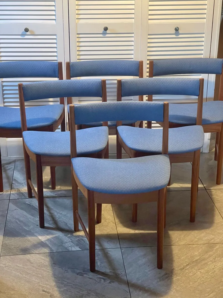 Mid century McIntosh dining chairs - Image 4