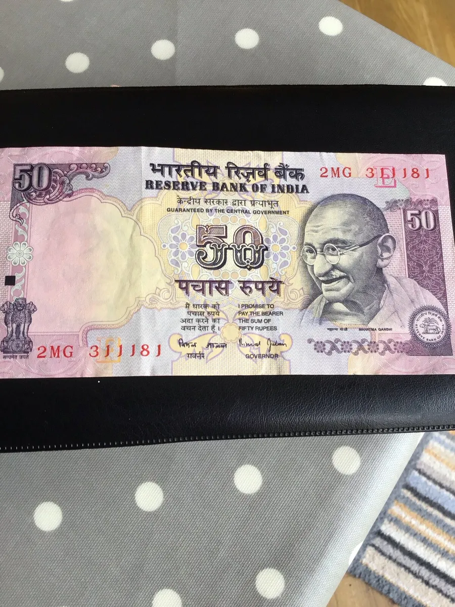 Banknote of India 50 Rupees (Mahatma Gandhi) - Image 1