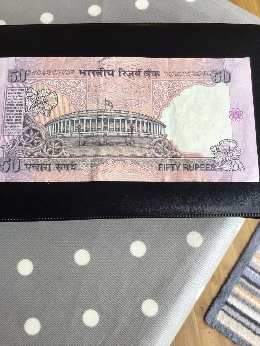 Banknote of India 50 Rupees (Mahatma Gandhi) - Image 2