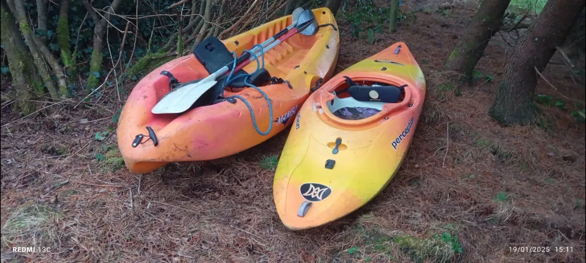 2 kayak both singles - Image 1