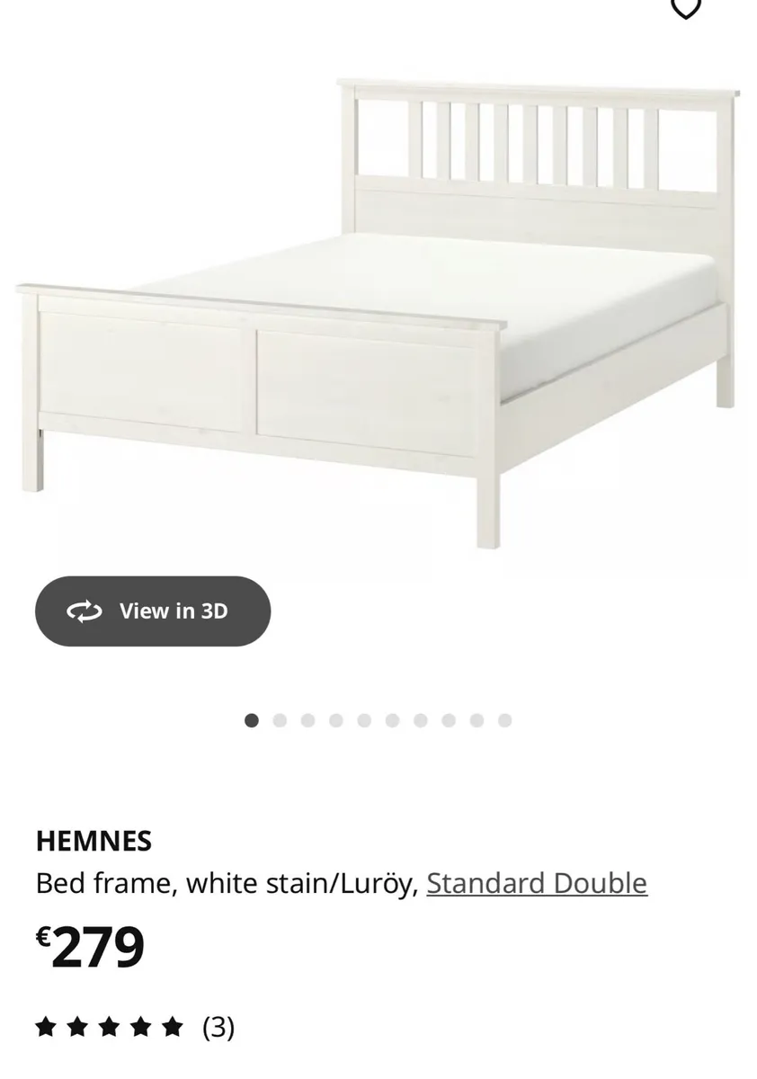 Double bed and matress - Image 1