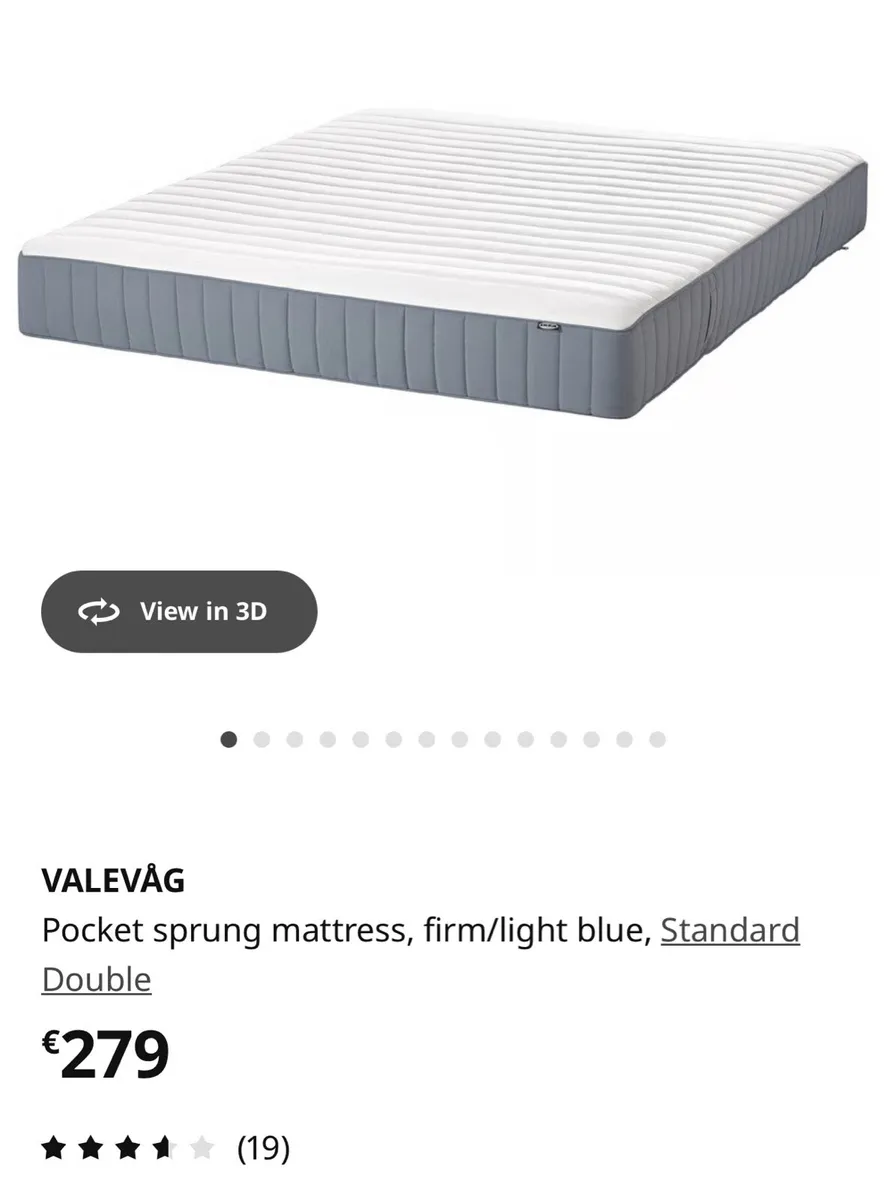 Double bed and matress - Image 2