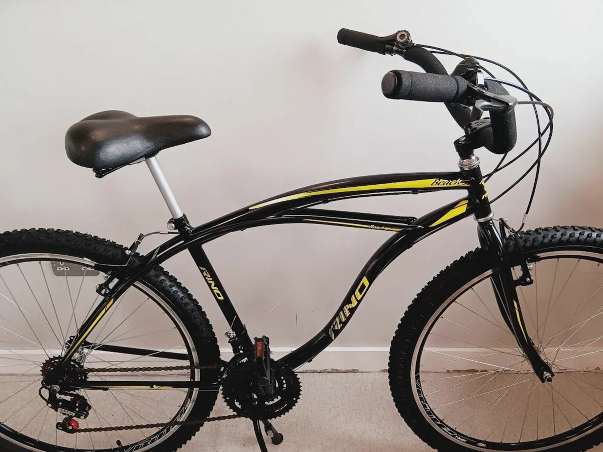 Rino beach cruiser bike in nearly new condition - Image 1