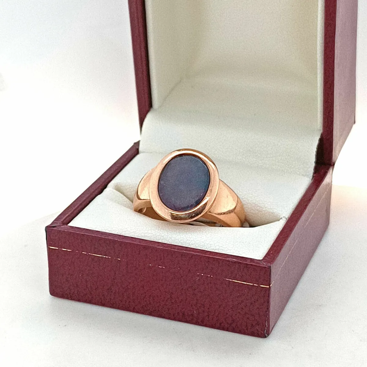 Vintage 14k Rose Gold Opal Ring - Image 2