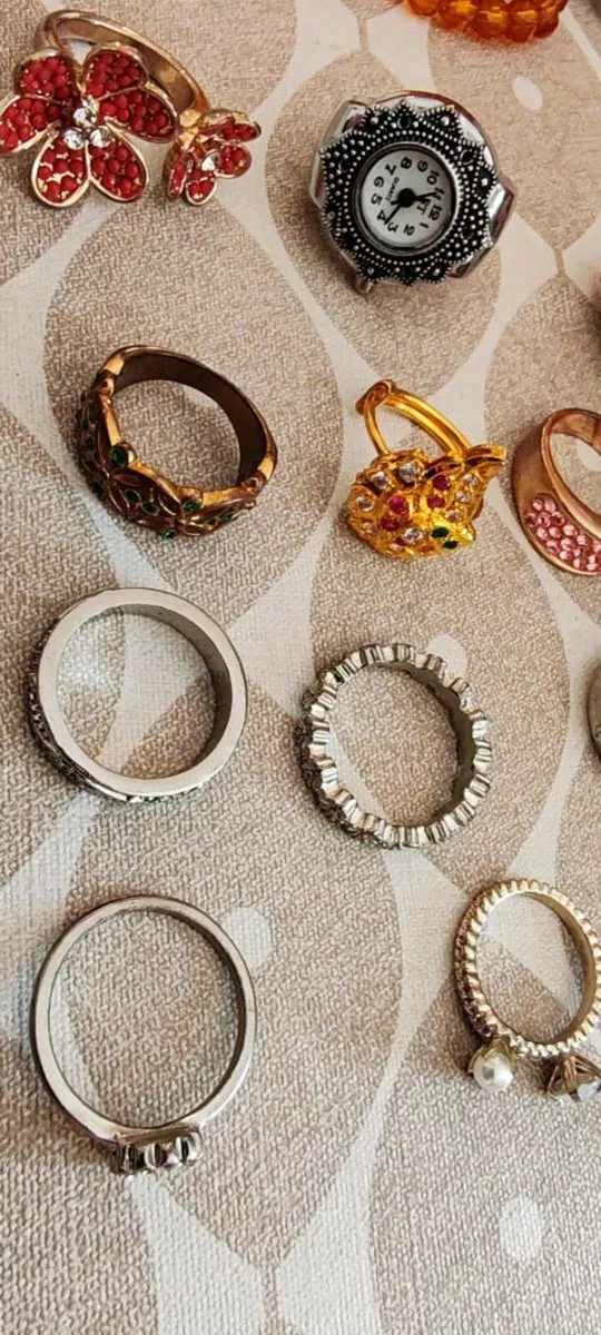 14 costume rings - Image 4
