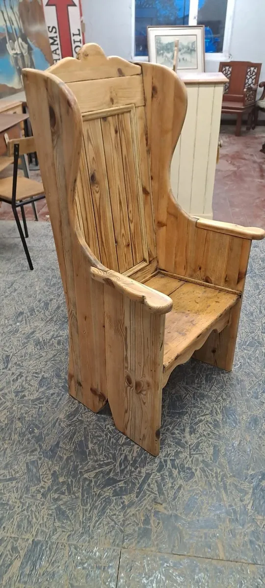 Vintage Irish lambing chair - Image 2
