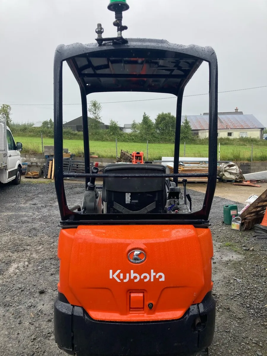Kubota KX015-4 mini digger Bomag roller - Image 2
