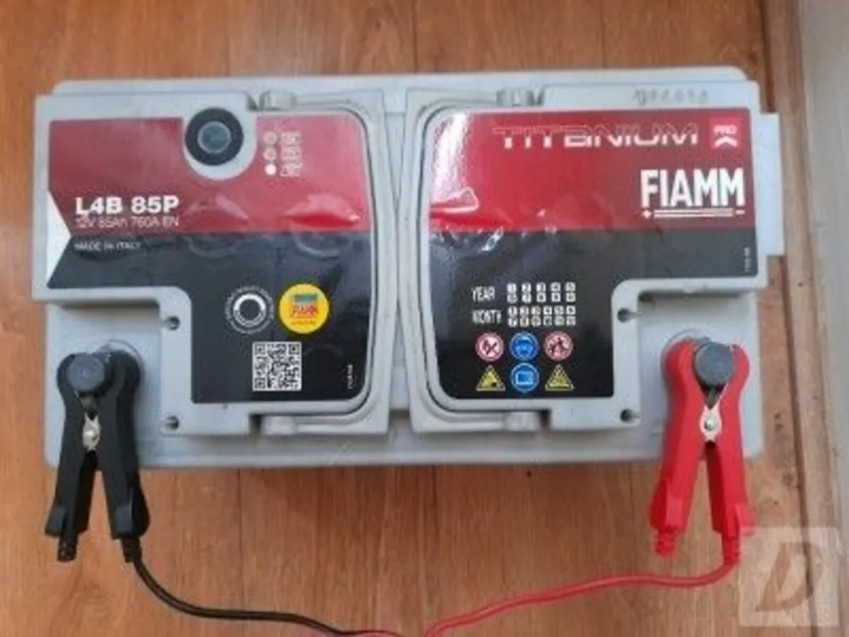 Used 12V Car Battery | Heavy Duty FIAMM TP L4B 85P - Image 1