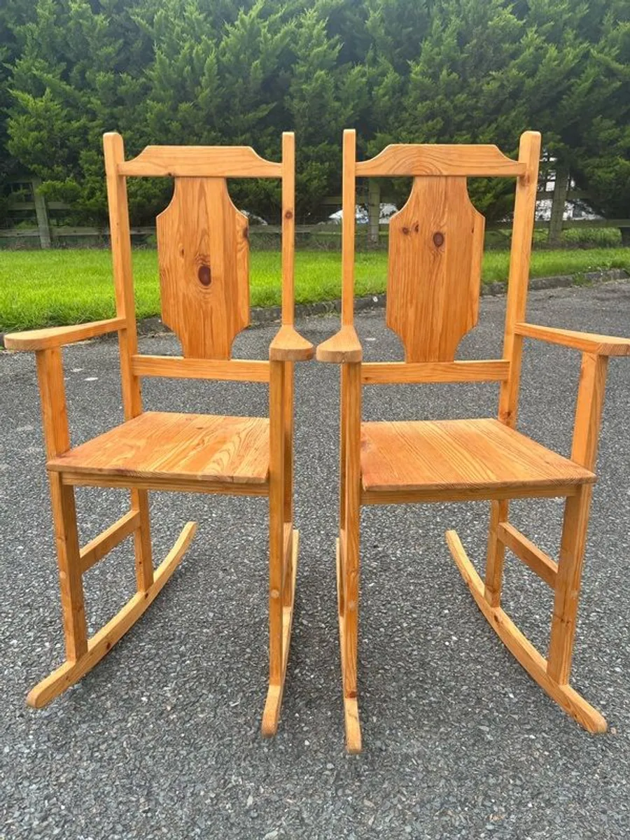 Two Children's Rocking Chairs, H87cms W43cms - Image 1