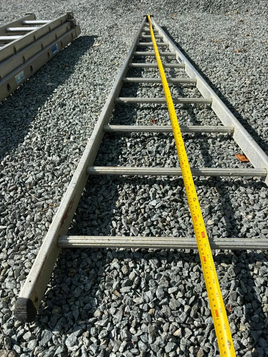 20ft Triple extention ladder & Pointed ladder - Image 4