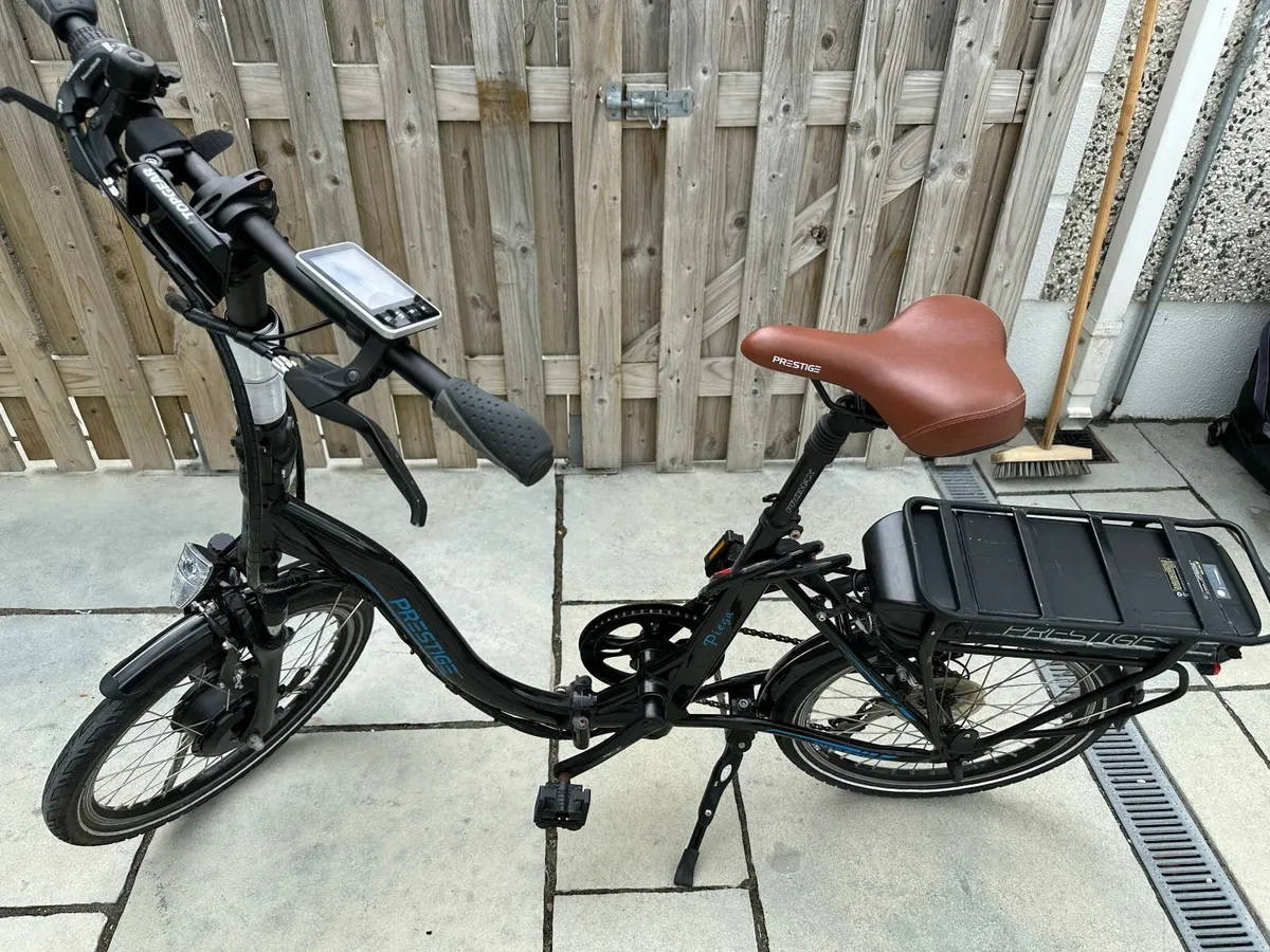 Prestige Pieso folding electric bike - black. - Image 4