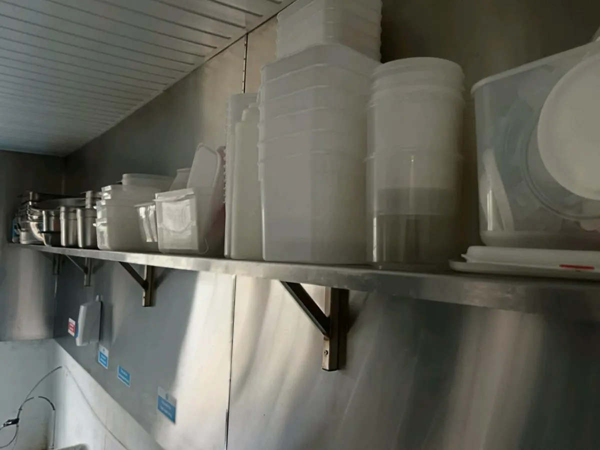 Stainless Steel Shelf 15ft Long - Image 1