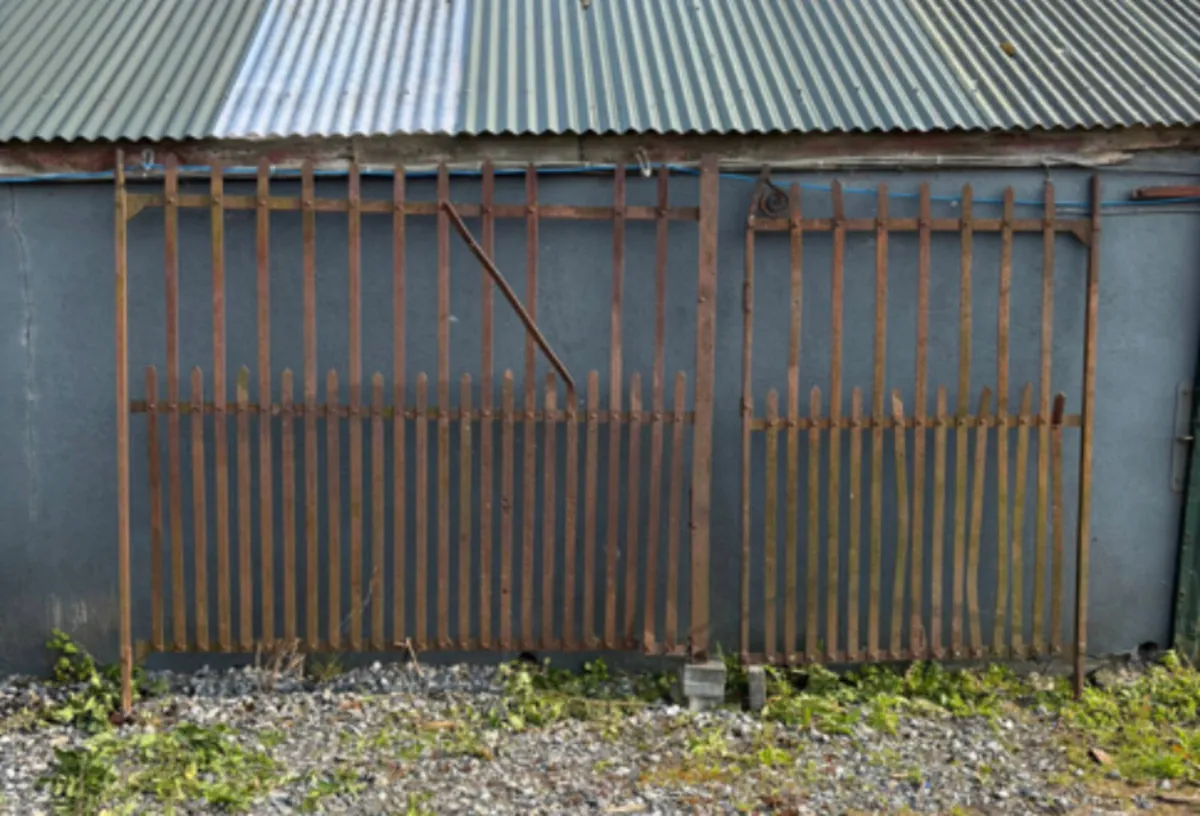 Old Gates and Railings and cement mixer - Image 1
