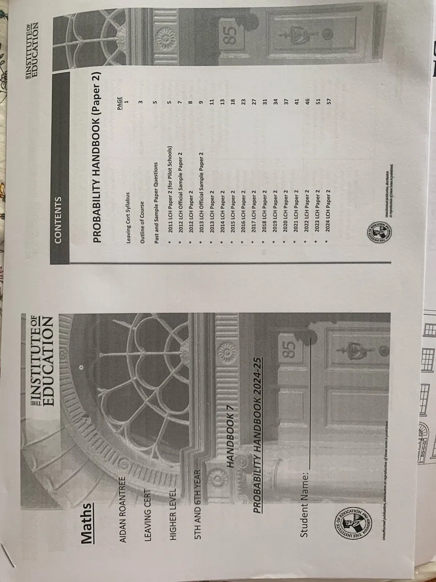 Institute maths notes leaving cert - Image 3