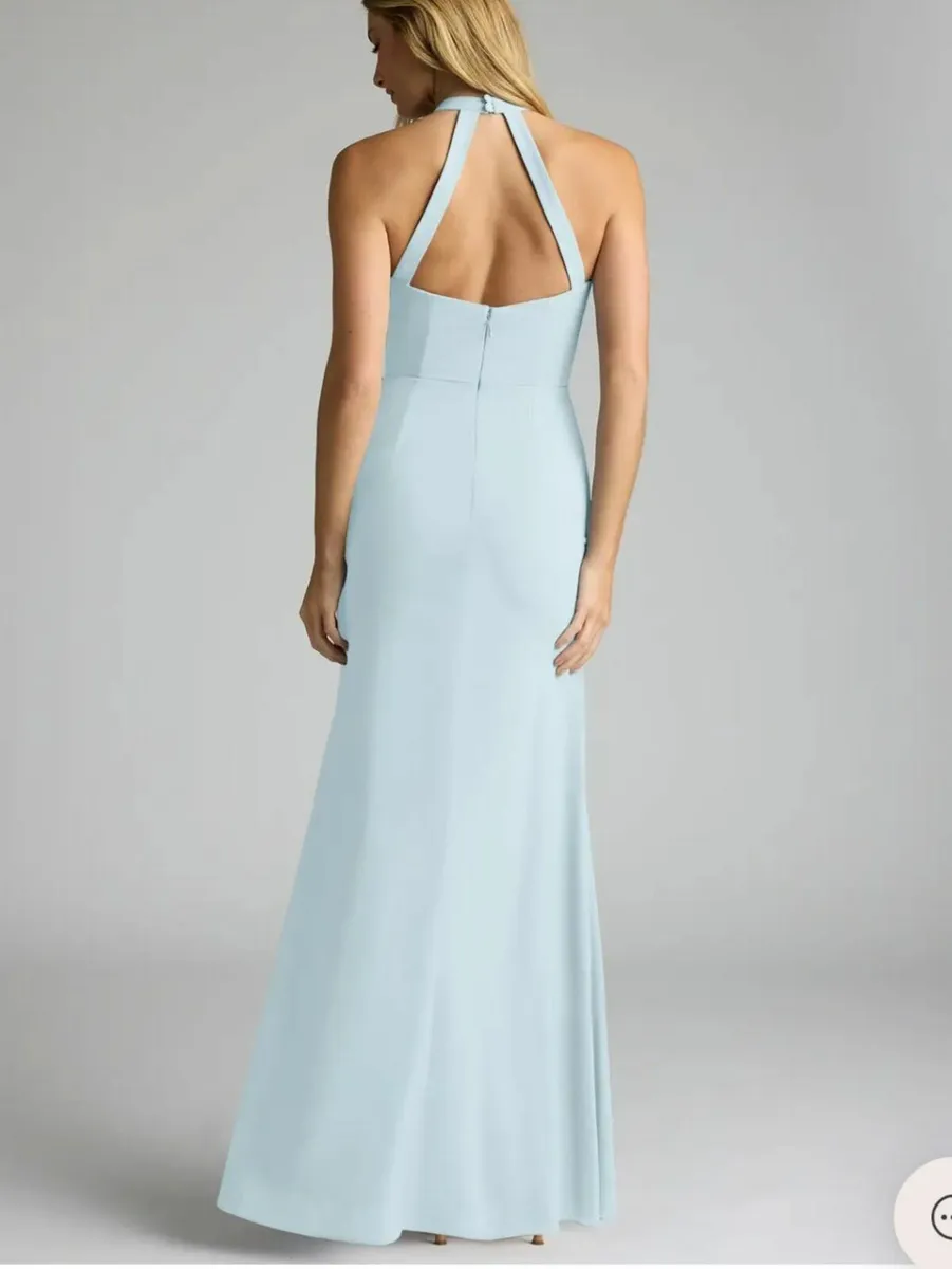Baby blue bridesmaid dress - Image 1
