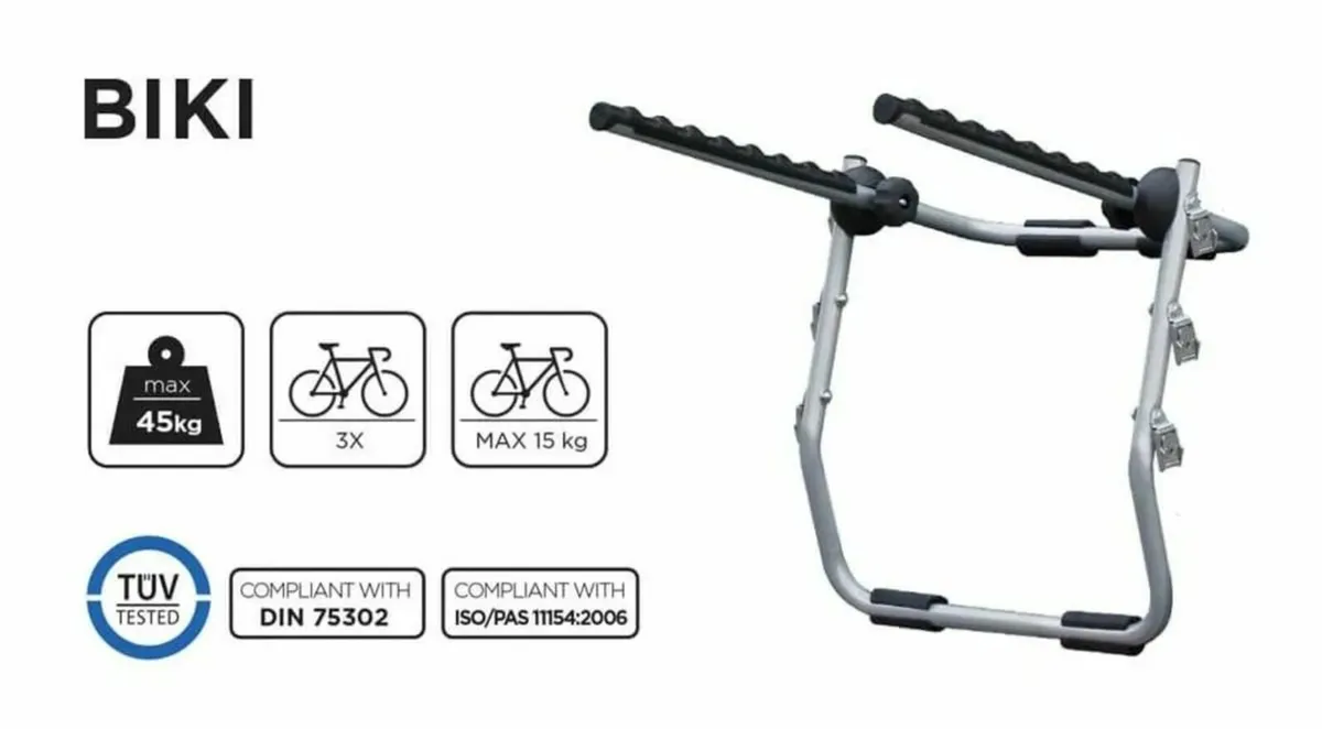 Rear 3 Bike carrier Menabo BIKI units for Sale - Image 4