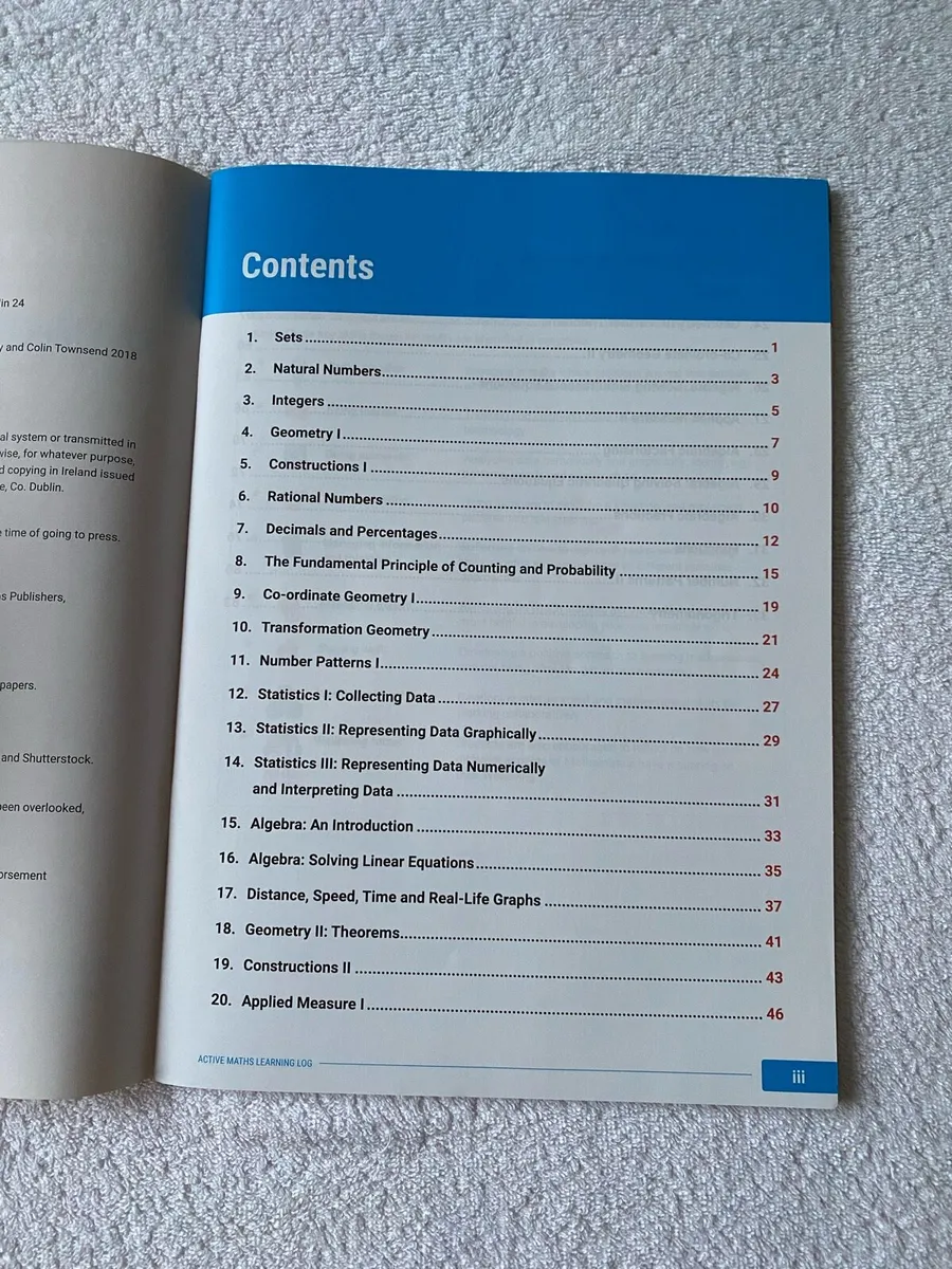 Brand New Active Maths 1 Student Learning Log - Image 3