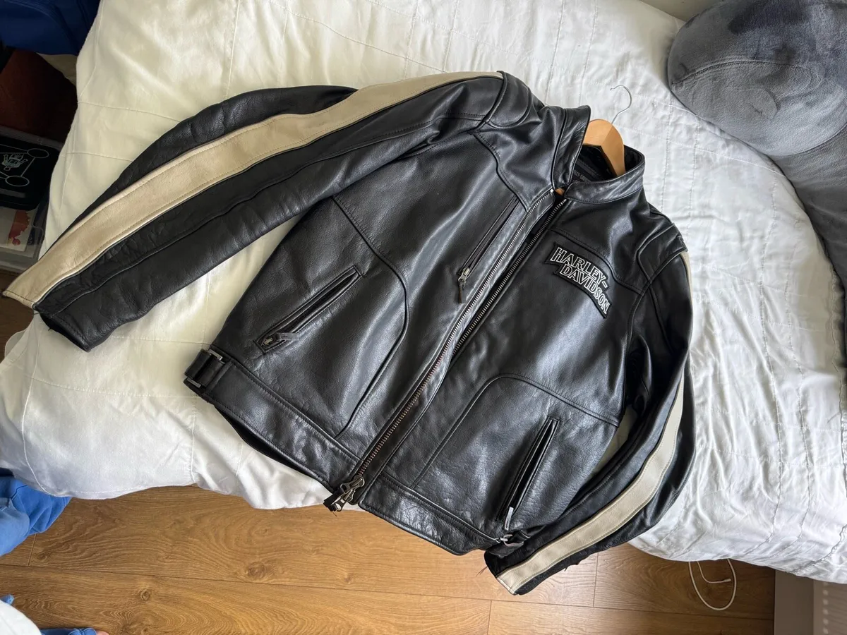 Harley Davidson screaming eagle leather jacket - Image 3