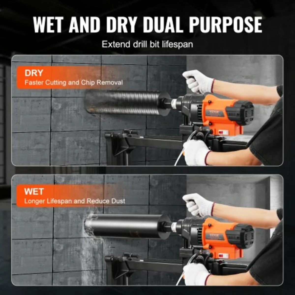 Core Drill Machine 0.8-7.9in Dia 3000W Diamond Cor - Image 2