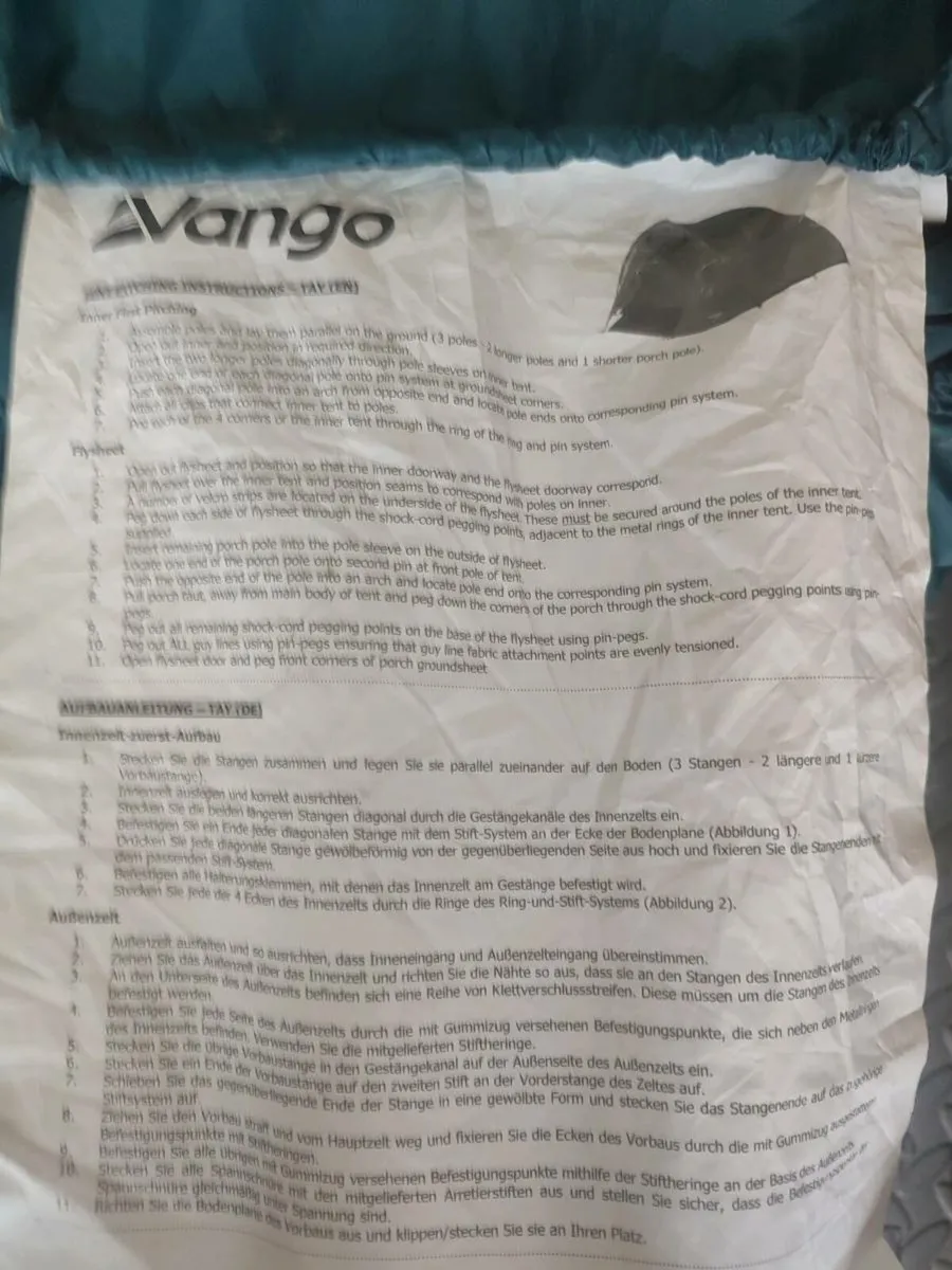 3 person Tent (as new) - Image 3