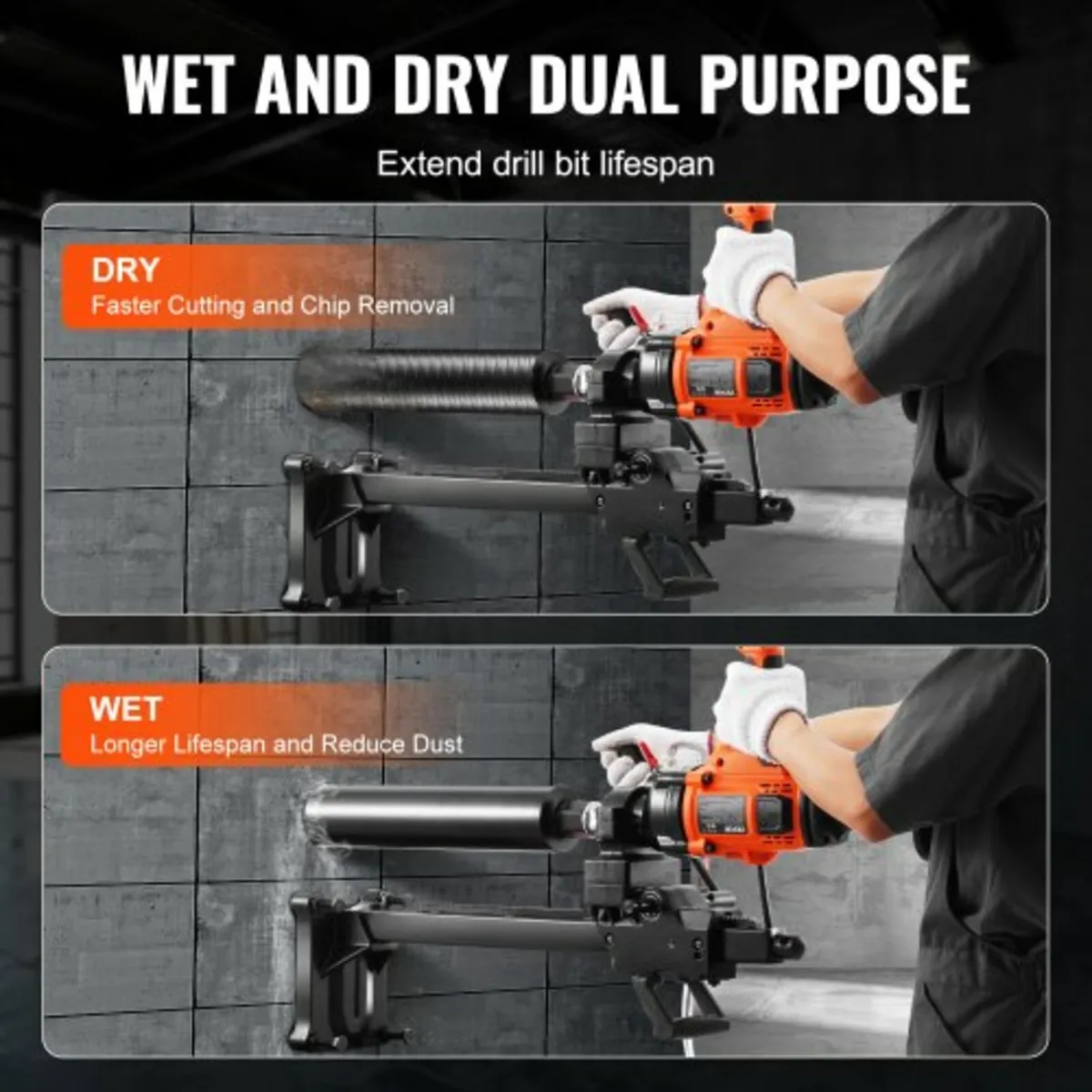 Core Drill Machine 0.8-6.3in Dia 2000W Handheld an - Image 3