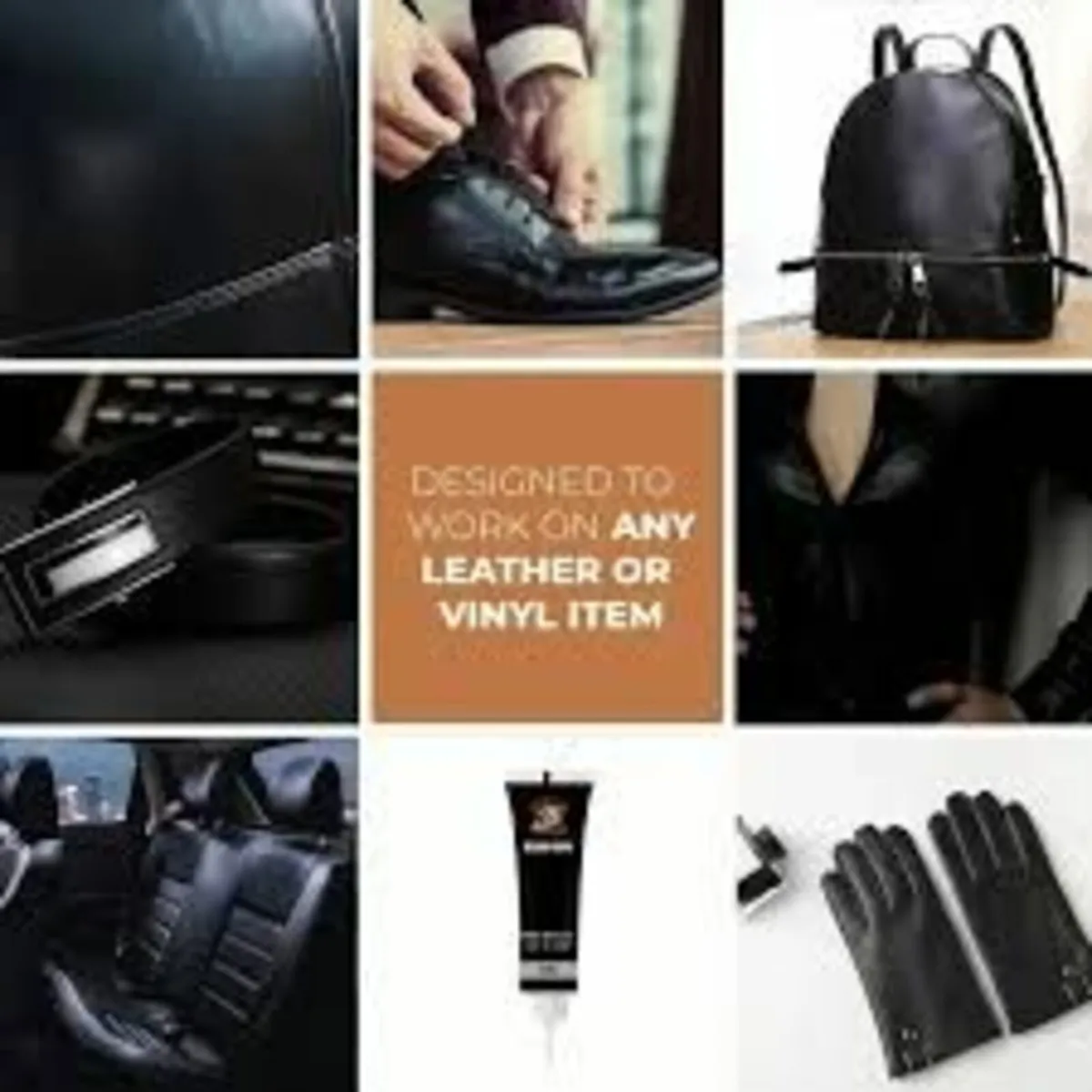 5 Tubes x BLACK Liquid Leather Vinyl Repair FILLER - Image 1