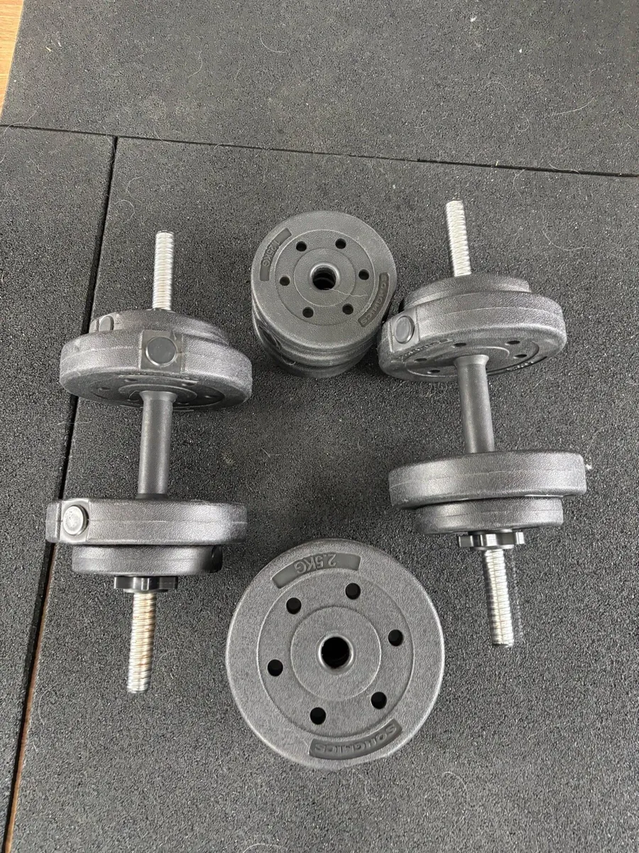 Hex Bar, Kettlebells and 15kg Dumbbell Set - Image 2