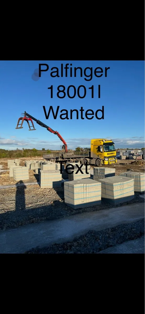 Palfinger 18001l wanted - Image 2