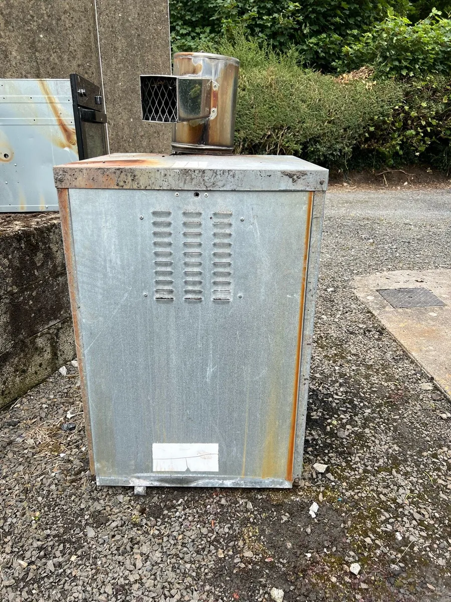 Outside oil burner