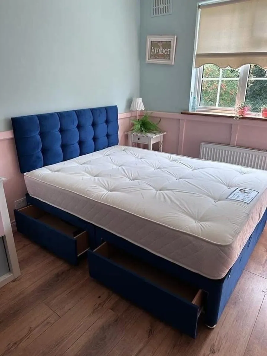 New divan beds with mattress on sale