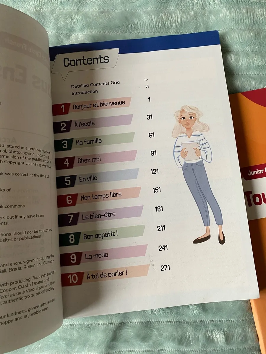 Junior Cycle French  Tous Ensemble! 1 books set - Image 4