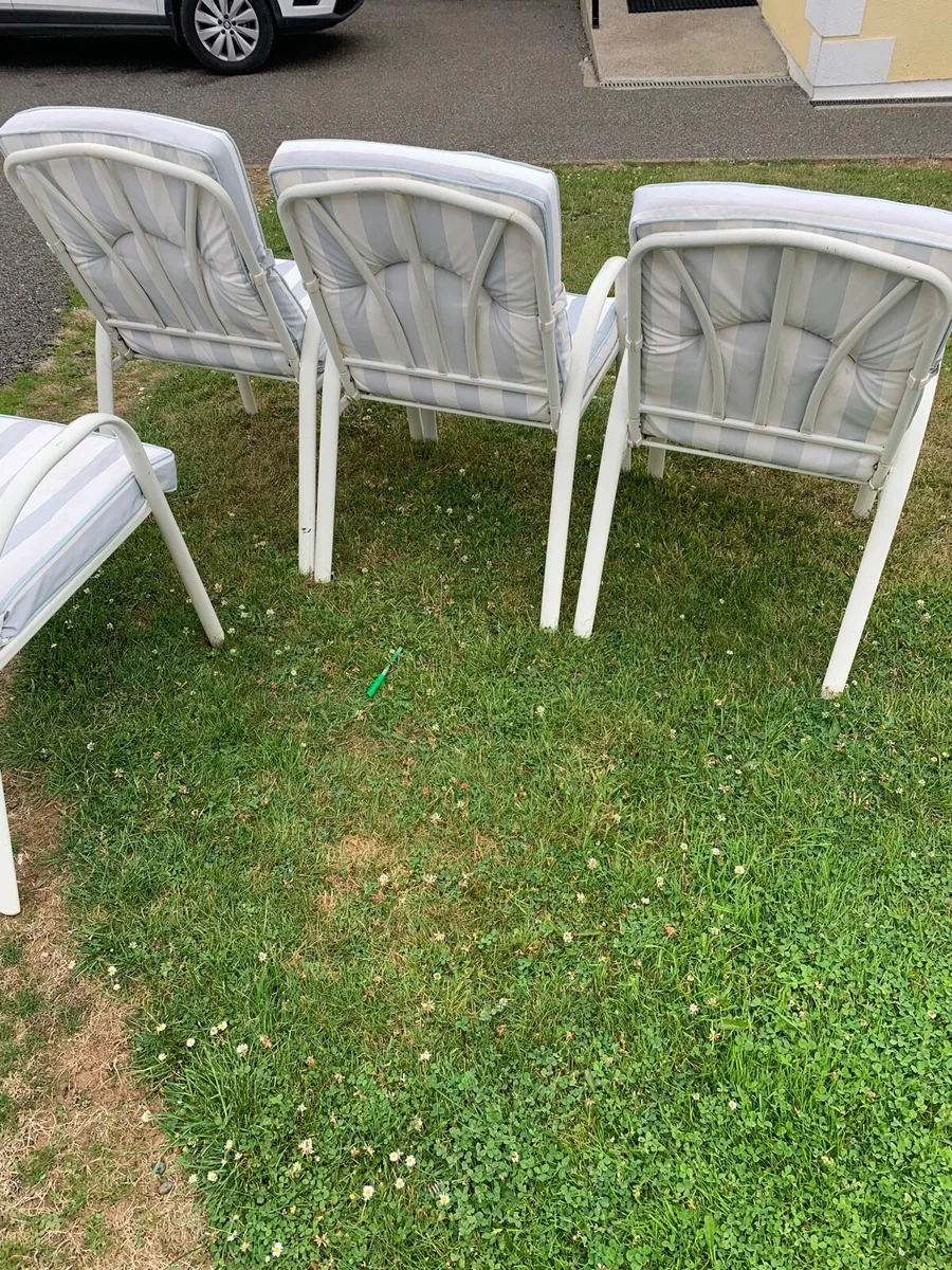 6 Garden chairs - Image 3