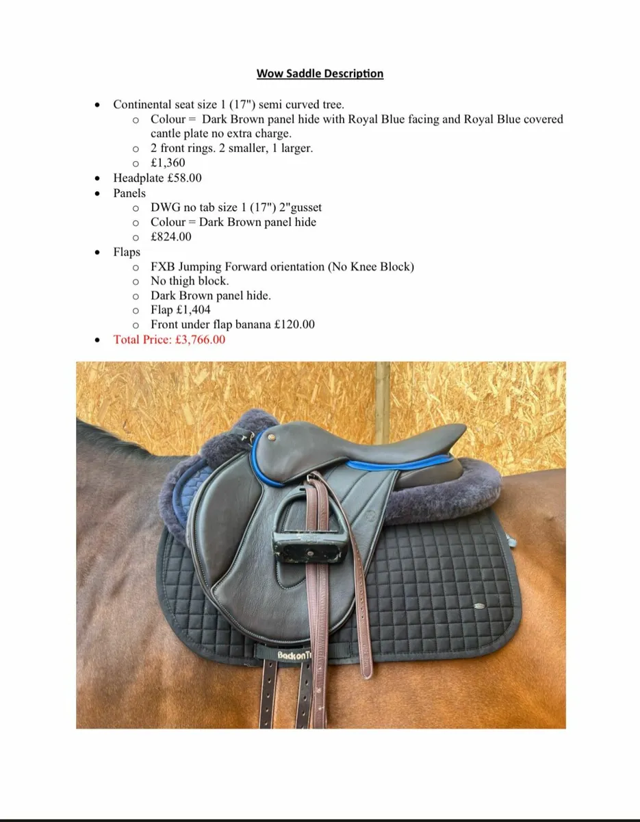 WOW Jump Saddle - Image 2