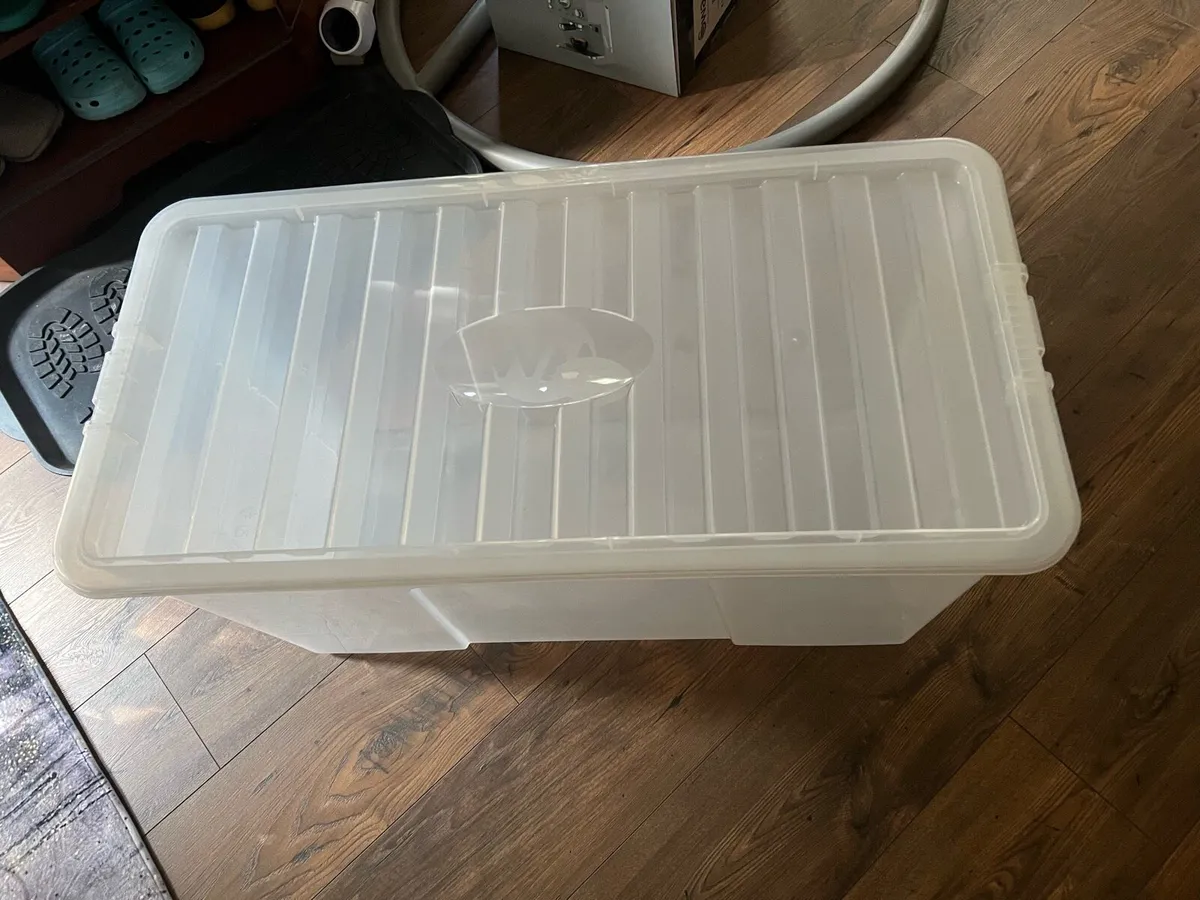 2 Large Storage boxes - Image 2