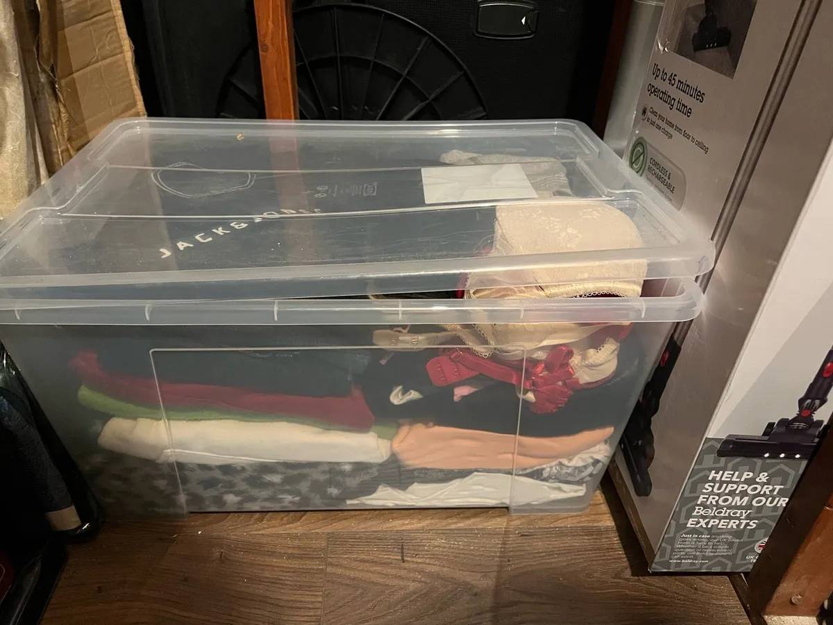2 Large Storage boxes - Image 3