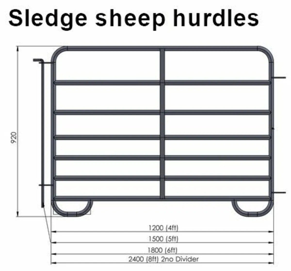 Sleigh Style Hurdle - Image 1