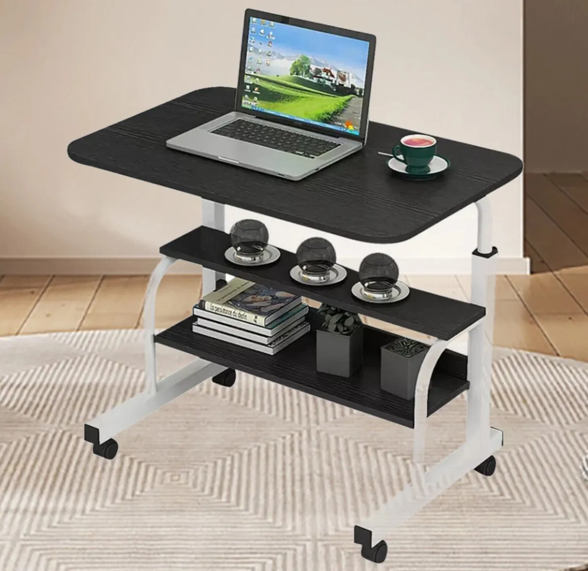 Height Adjustable Overbed Table Over Bed Desk NEW - Image 3
