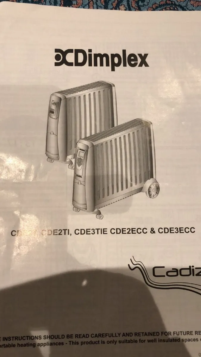 Electric dimplex heater - Image 1