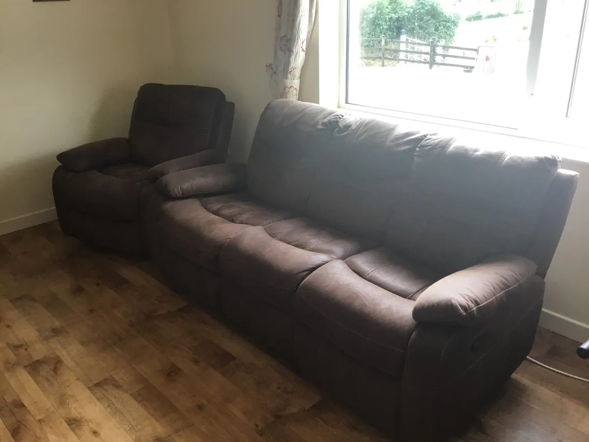 3 seater couch + Arm chair - Image 1