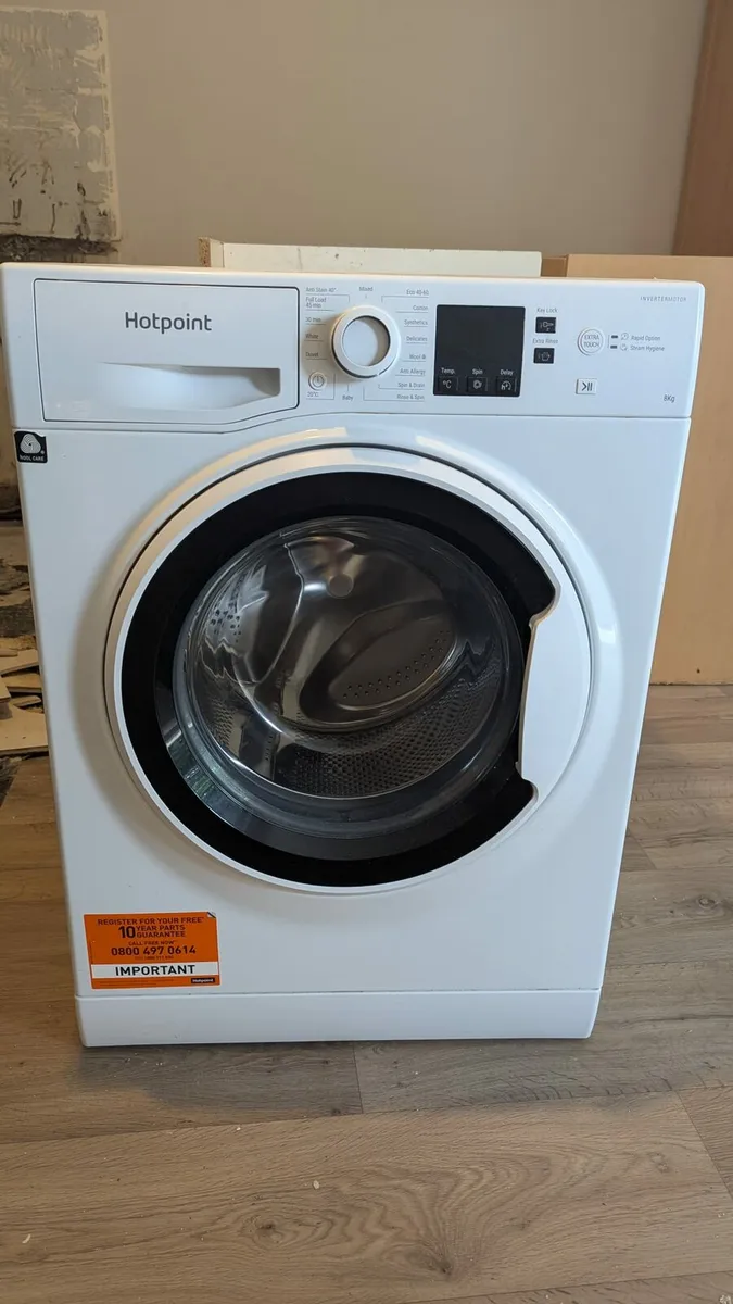 BRAND NEW washing machine Hotpoint 8kg inverter - Image 1