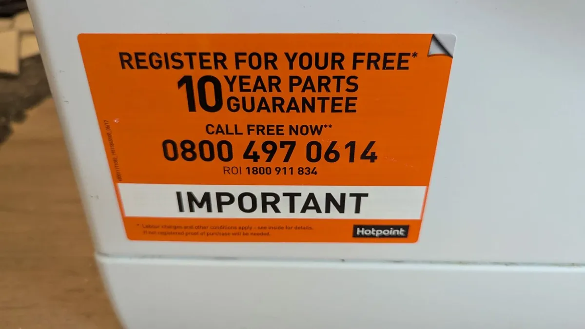 BRAND NEW washing machine Hotpoint 8kg inverter - Image 4