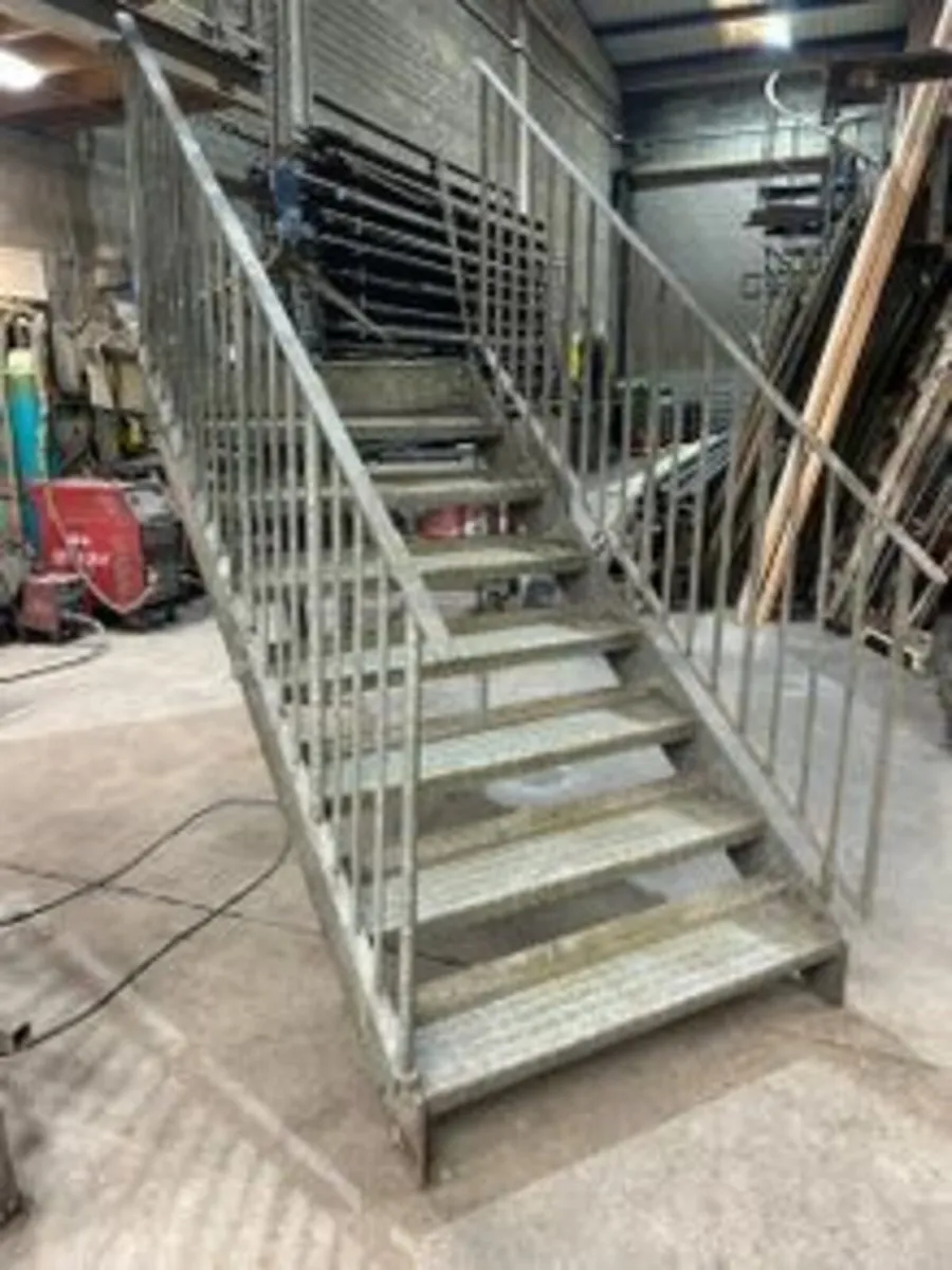 External Galvanised Stairs
