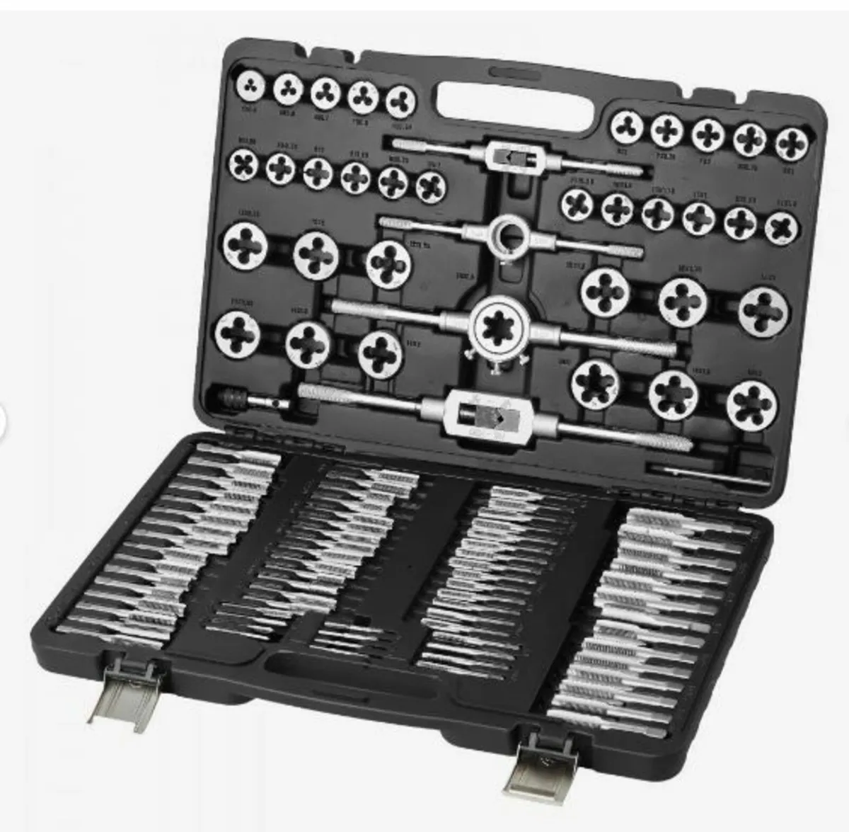 Tap and Die Set, 110-Piece Include Metric Size - Image 1