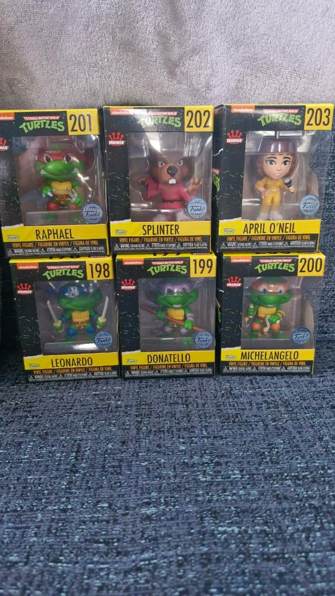 FUNKO 6 x Teenage Mutant Ninja Turtles collectible - Image 1