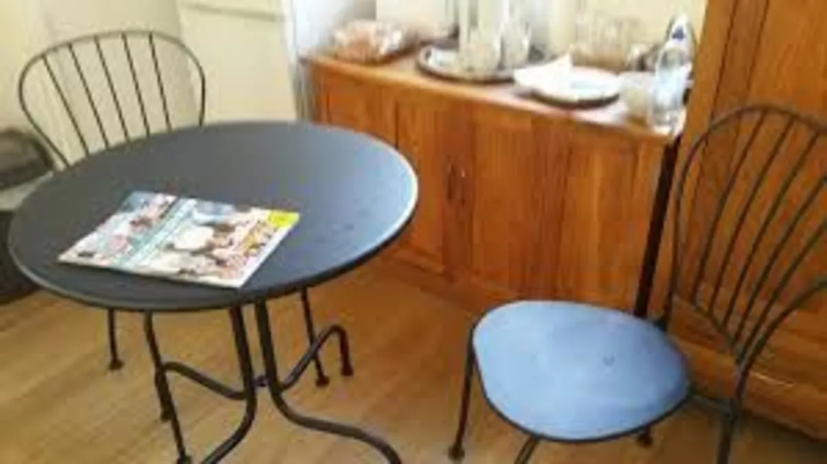 IKEA LÄCKÖ INDOOR/OUTDOOR CHAIR, A SET OF 3 - Image 1